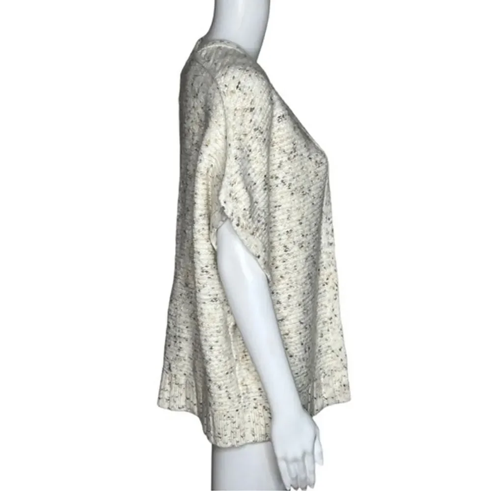 Universal Thread Open Cardigan Shrug Sweater Cream Multicolor Speckled One Size
